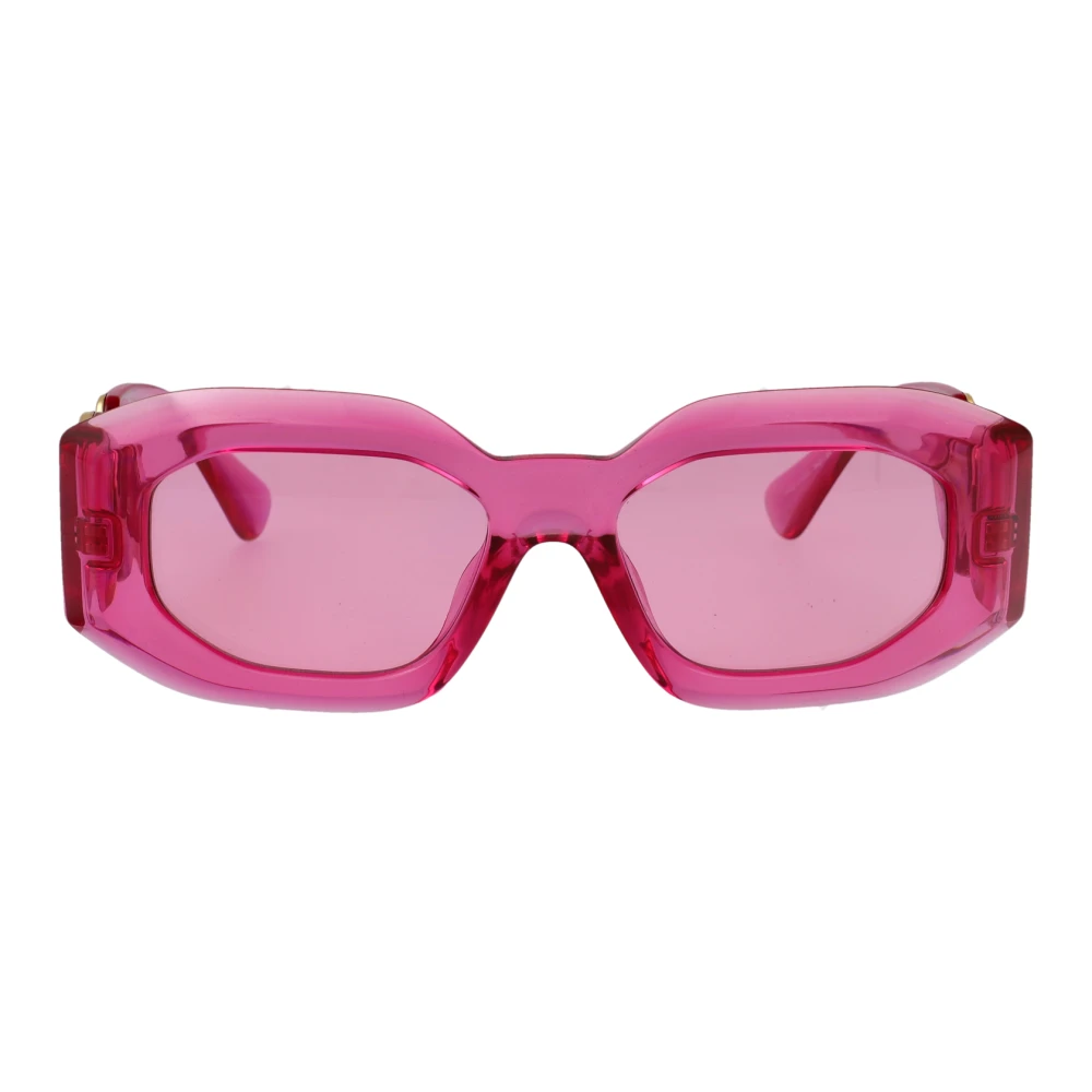Versace 0VK4429U 48 5370/5 Multicoloured Wrap Around Sunglasses, One Size - Image 4