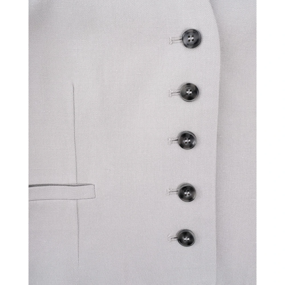 Birgitte Herskind Slim-Fit Lichtgrijs Vest Gray Dames