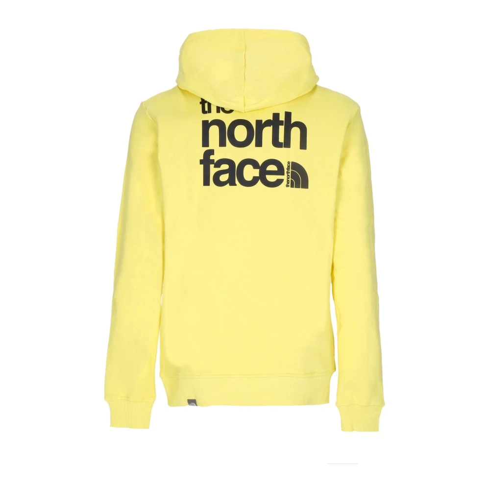 The North Face Gele Staart Hoodie Coördinaten Lange Mouw Yellow Heren