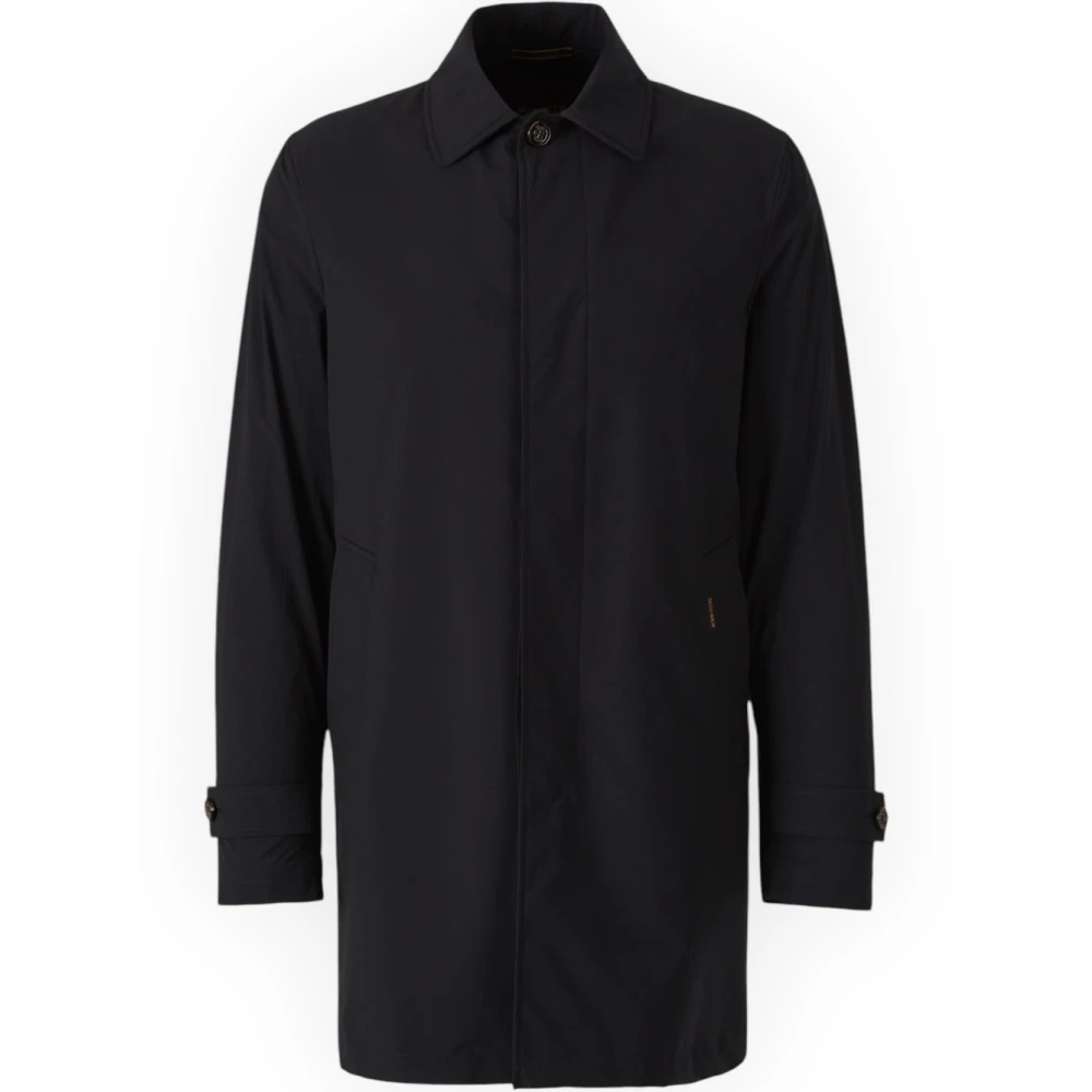 Moorer Hombre Negro Abrigos, Talla: Xl
