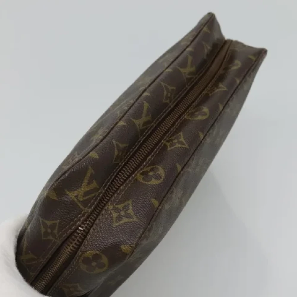 Louis Vuitton Vintage Pre-owned Canvas clutches Brown Dames