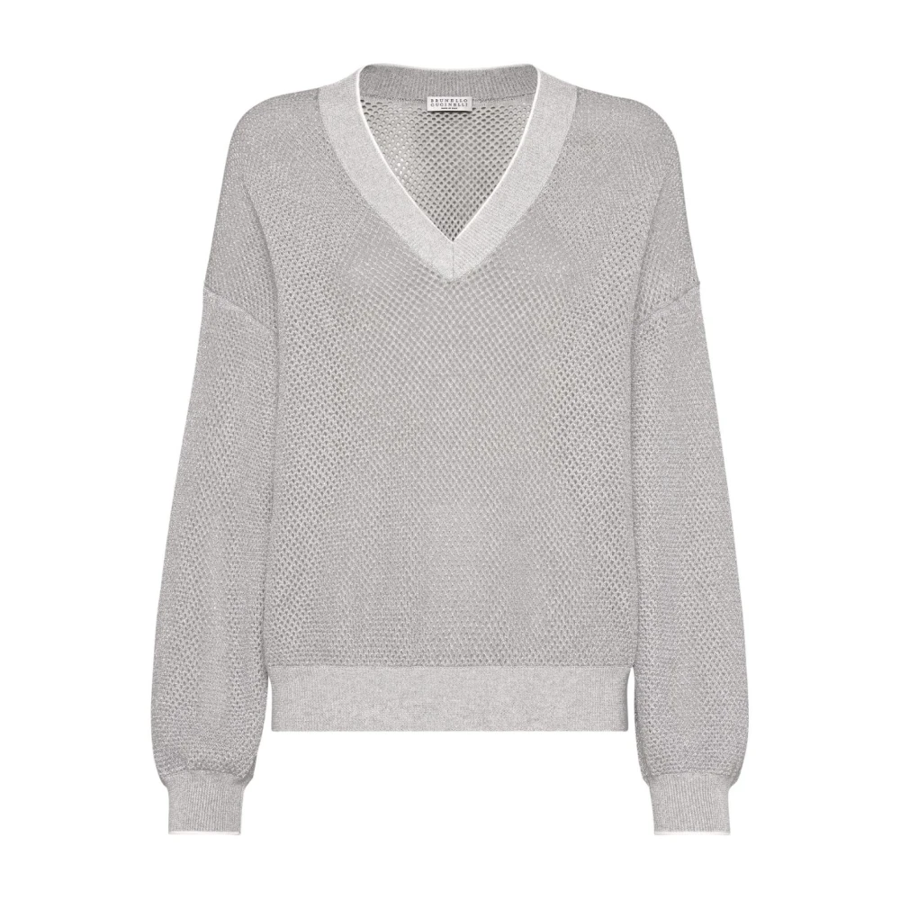 BRUNELLO CUCINELLI Sweatshirts & Hoodies Gray Dames
