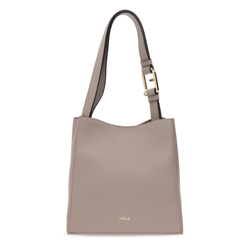 Furla Mini Bucket Tas Gray Dames