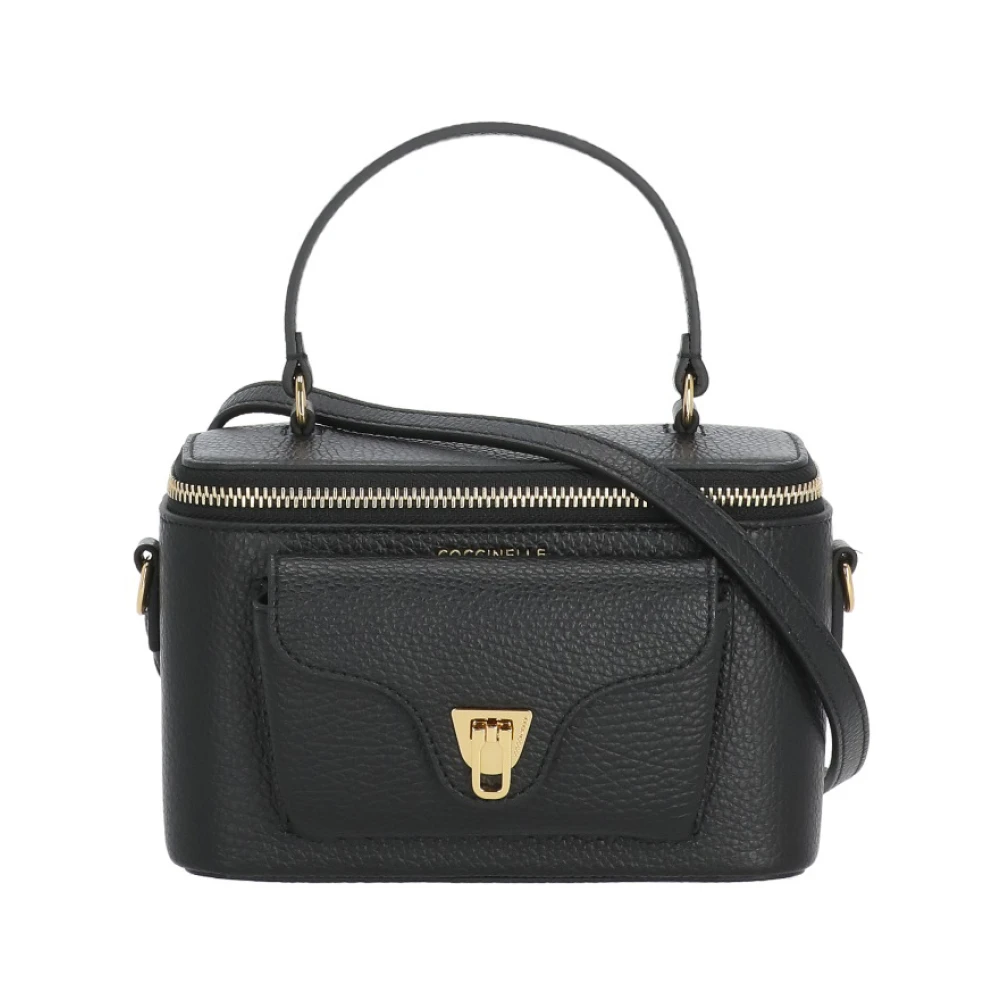 Coccinelle - Schwarze Leder-Damentasche Beat Generation - Bags - Damen - Schwarzk - One Size - Bild 6