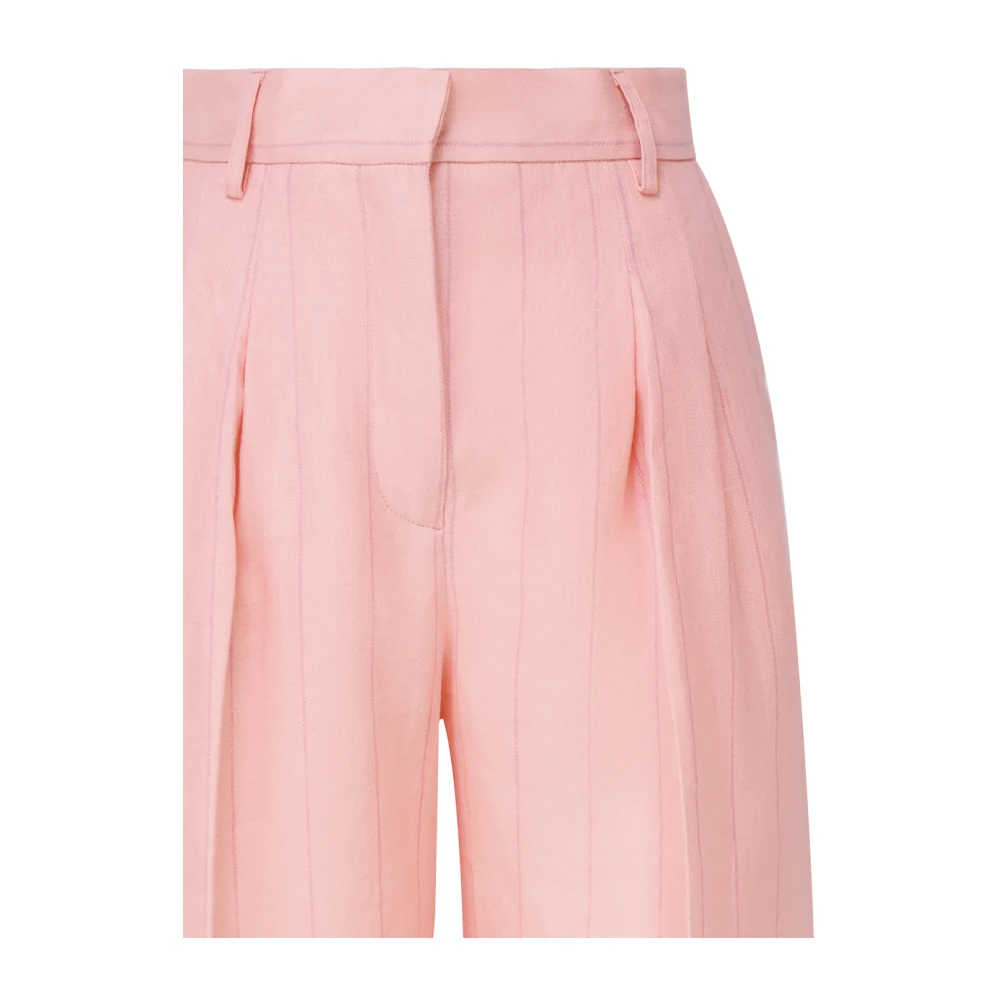 Andamane Roze Linnenmix Broek Pink Dames