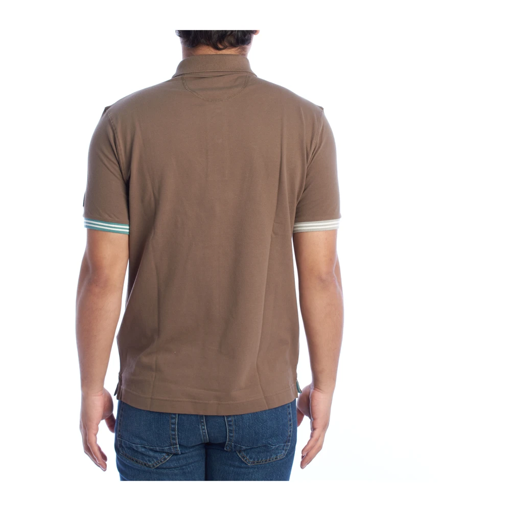 LA MARTINA Polo met korte mouwen voor heren Brown Heren