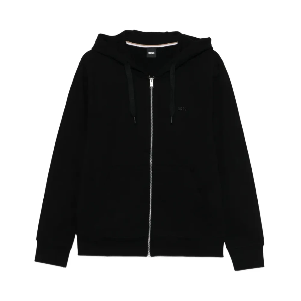 Hugo Men's Black Zip-Throughs, M, Spence Zip Hoodie