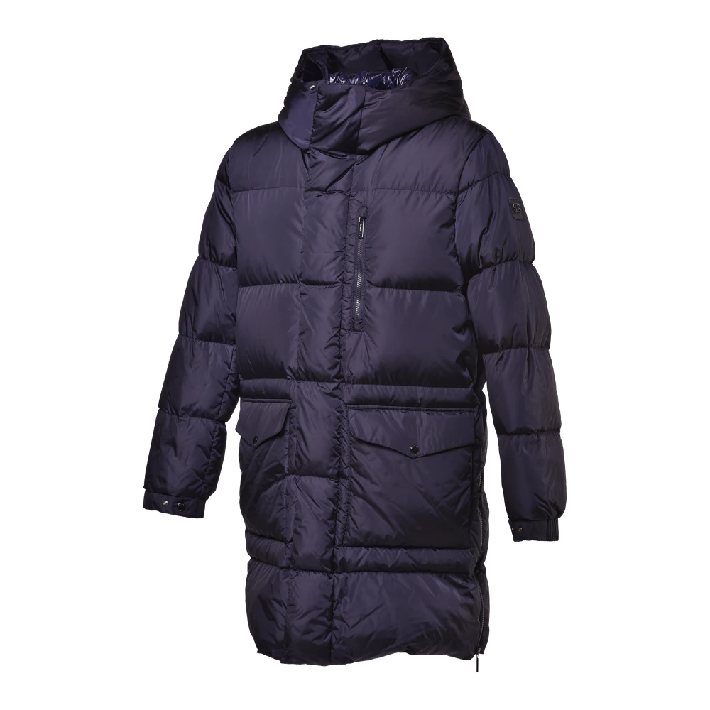 Baldinini Down Jacket Blue Heren
