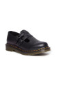 chaussures-plates-en-cuir-noir-collection-femme