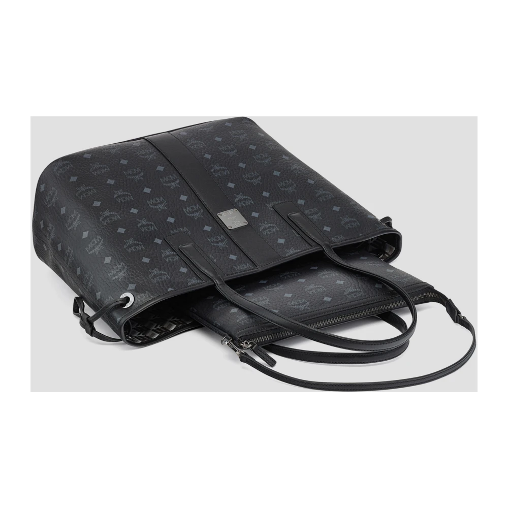 MCM Liz Wendeshopper in Visetos Black Dames