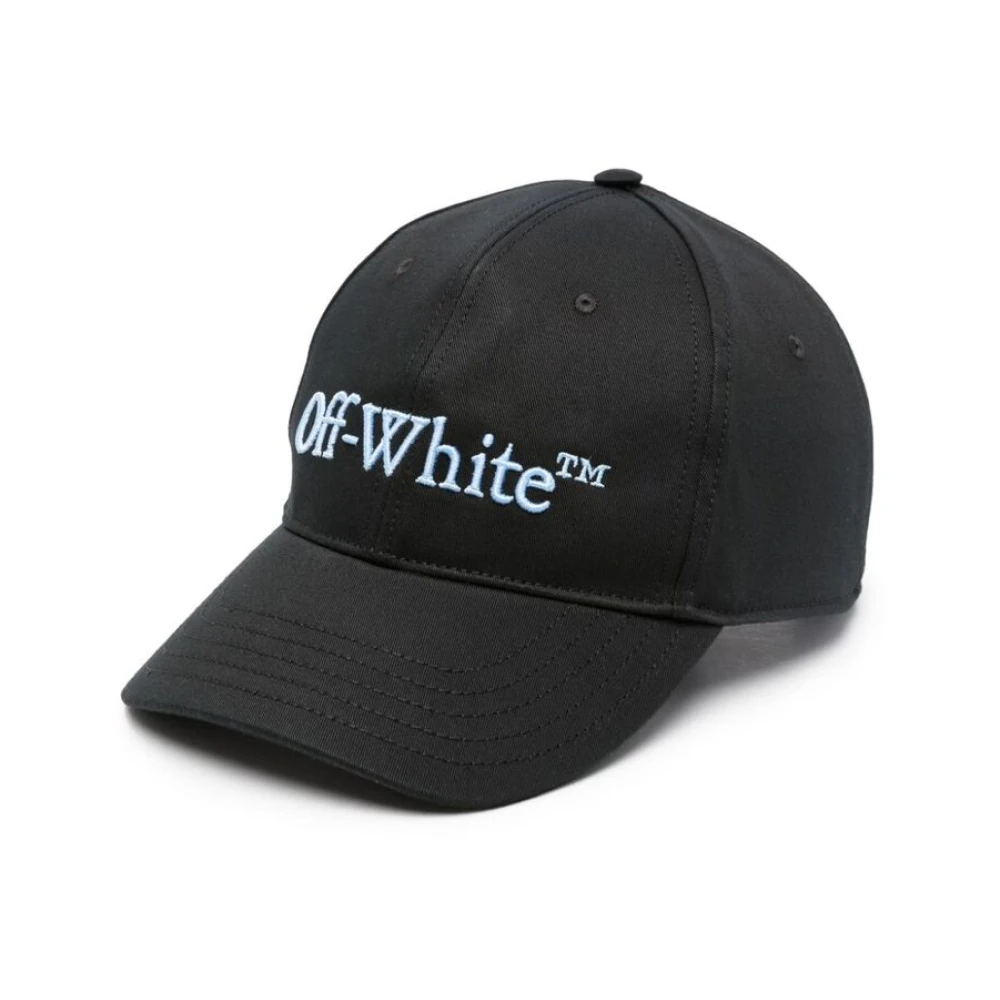 Off White Logo Baseball Cap Black Heren