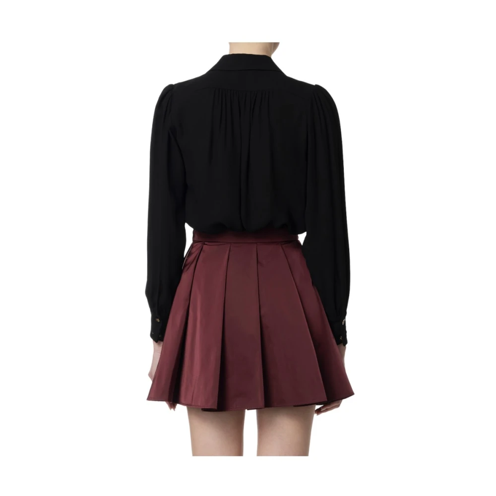 Elisabetta Franchi Stijlvolle Blouse voor Vrouwen Black Dames