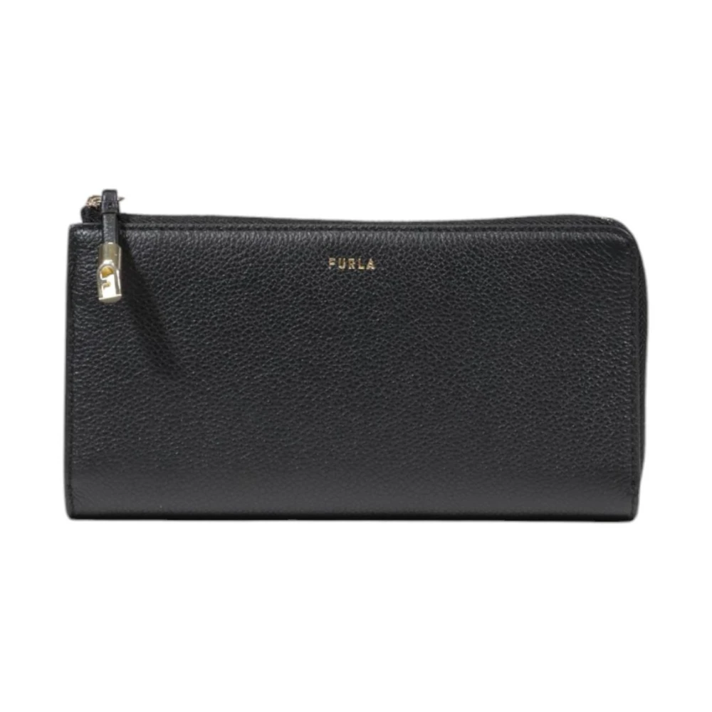 Furla Ritsportemonnee Herfst Winter Collectie Black Dames