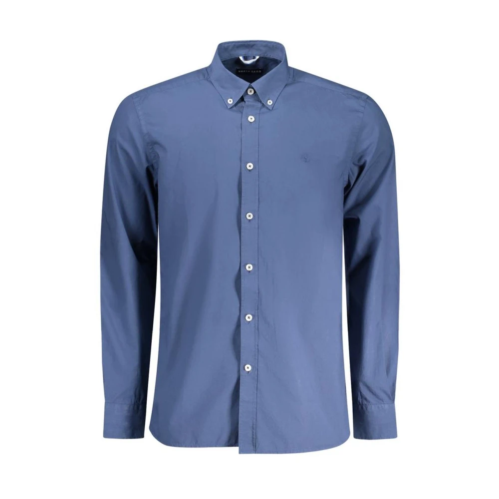 North Sails Uomo Blu Camicia Cotone Manica Lunga - Immagine 5