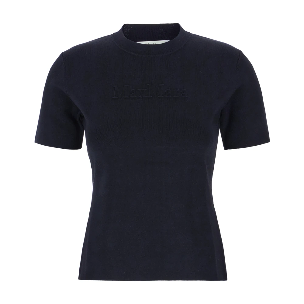 Max Mara - Tops > T-Shirts - Blue - Max Mara - Modalova