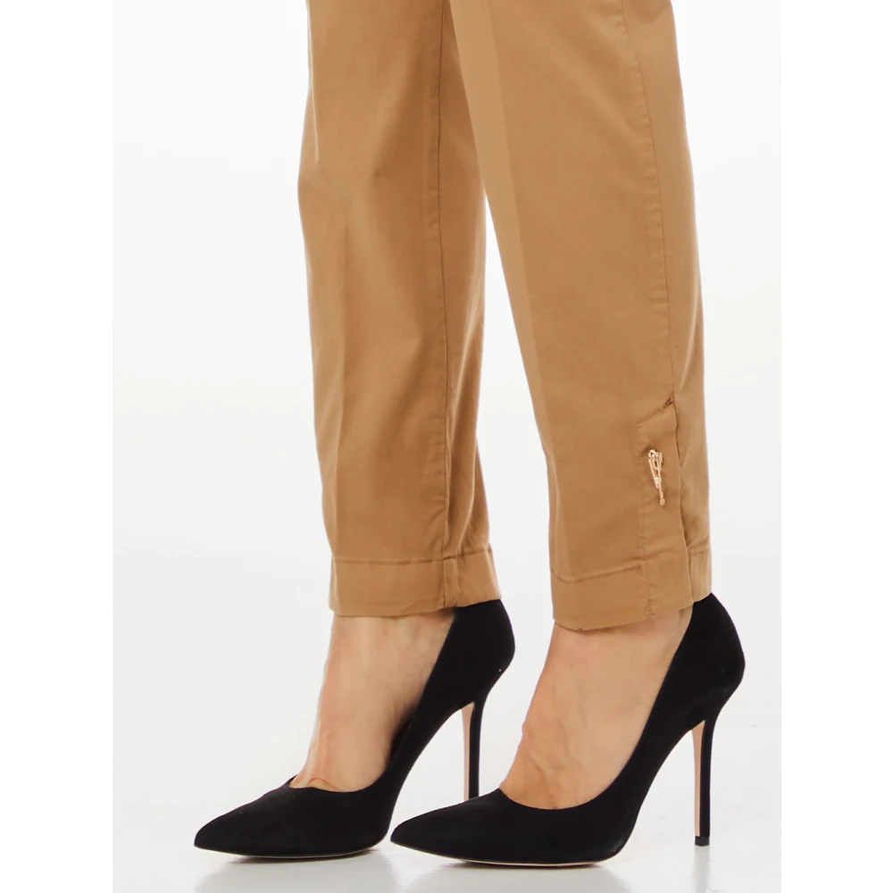 Liu Jo Beige Chino Broek voor Moderne Vrouwen Brown Dames