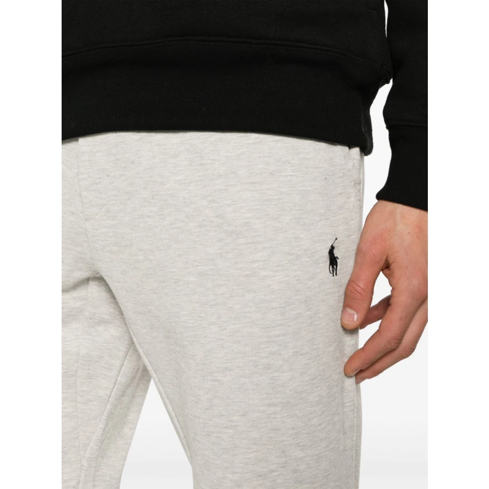 Polo Ralph Lauren Grijze Geborduurde Broek voor Mannen Gray Heren