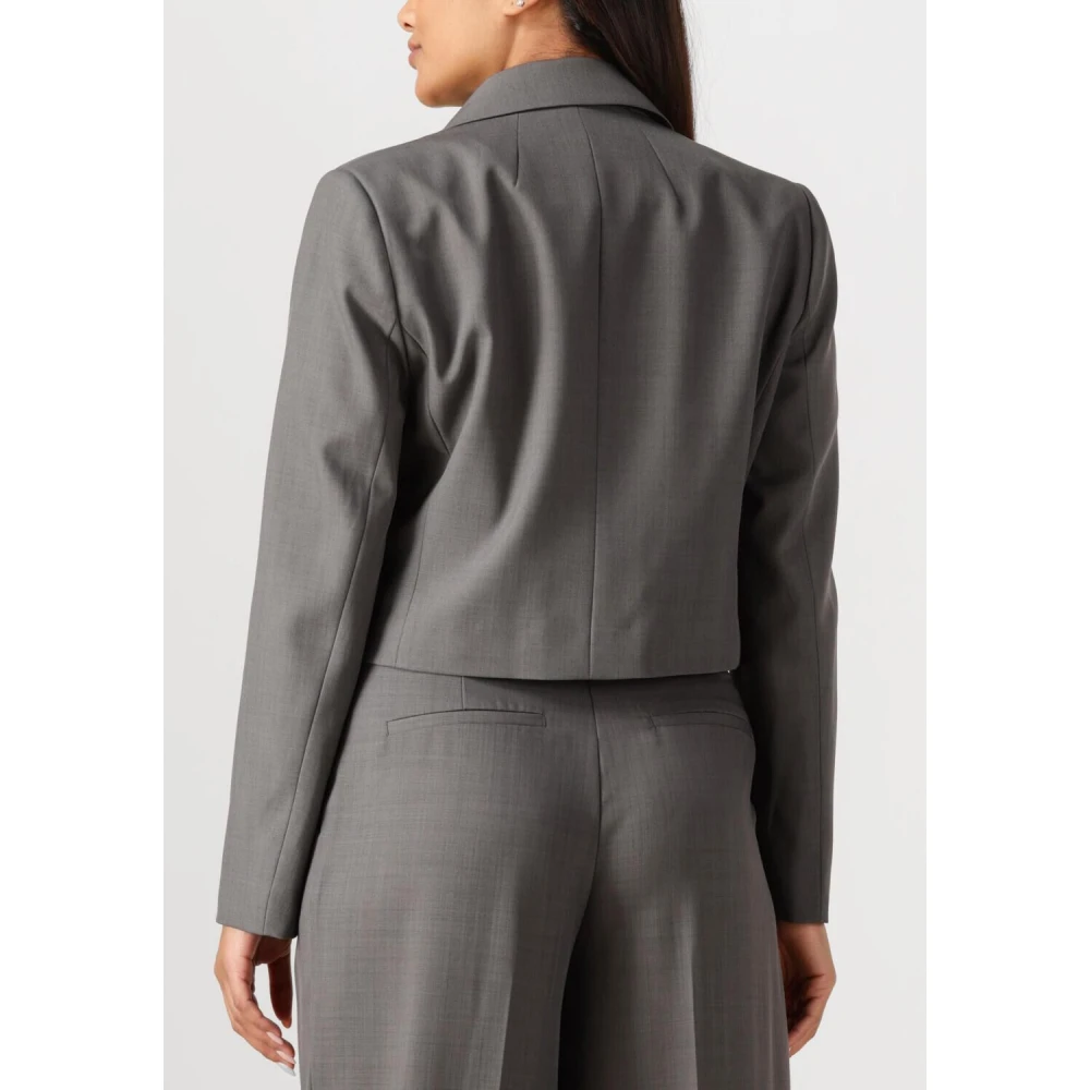Co'Couture Elegante Liane Blazer voor Vrouwen Gray Dames