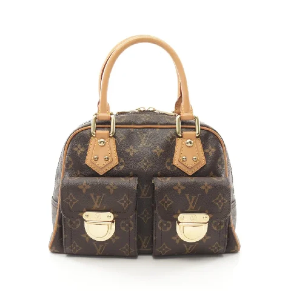 Louis Vuitton Vintage Pre-owned Canvas handbags Brown Dames