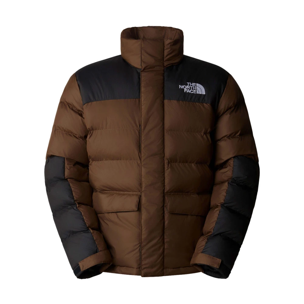 The North Face Färgblock Pufferjacka Brown, Herr