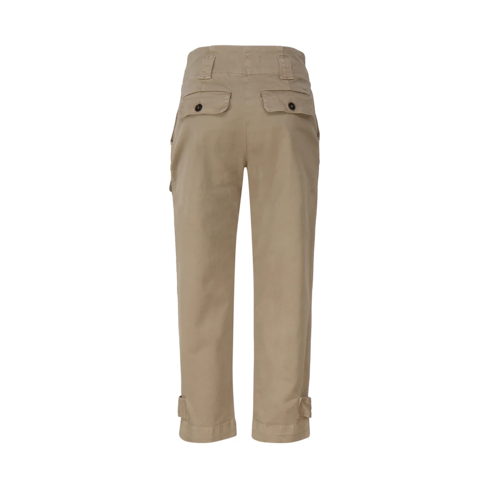 pinko Tapered Trousers Beige Dames
