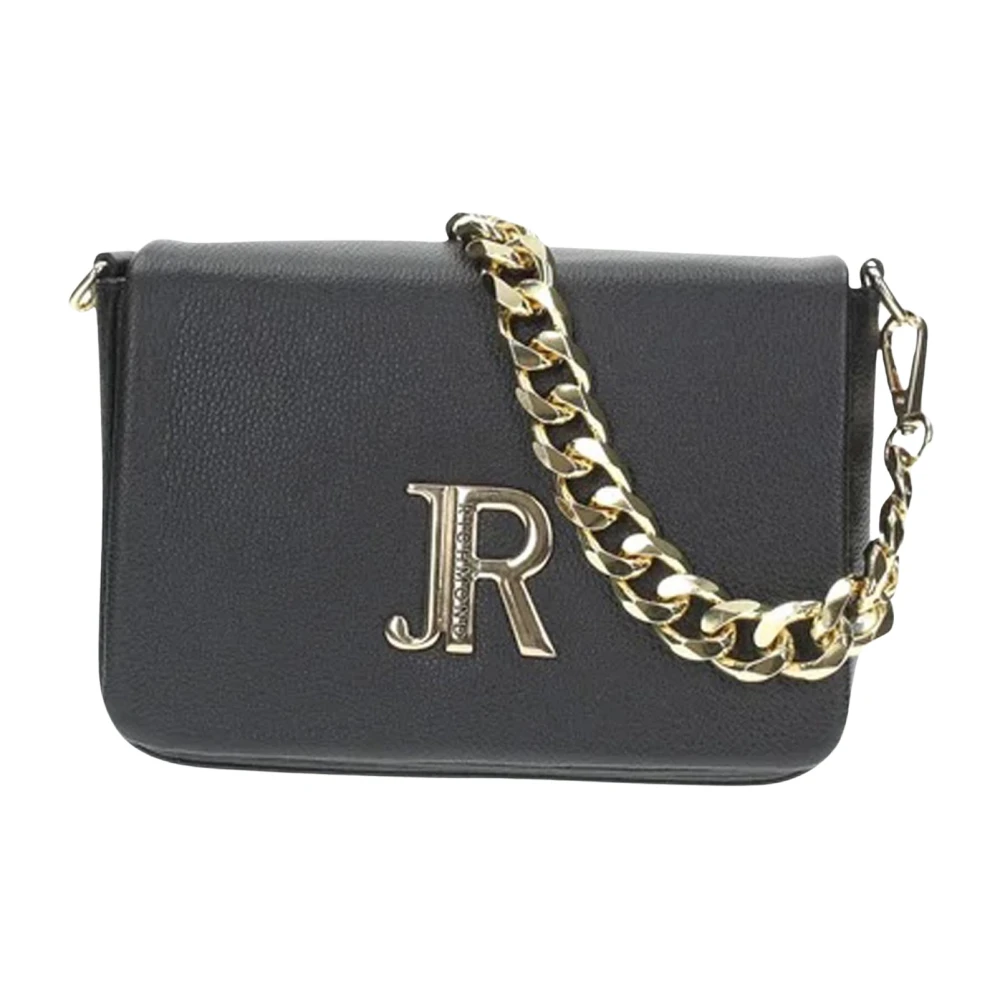 John Richmond Zwarte Ketting Schoudertas Clip Black Dames