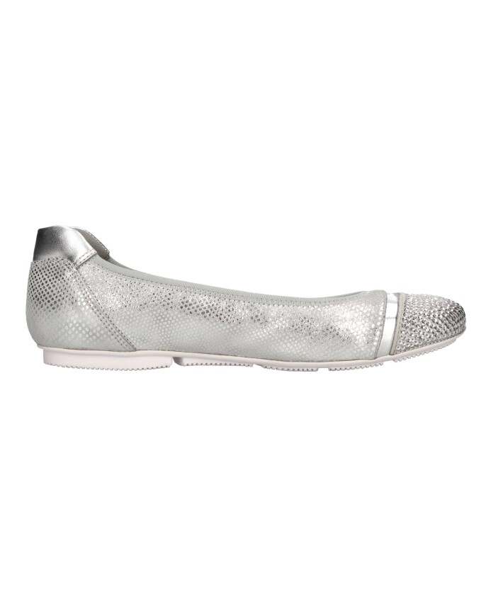 chaussures-plates-argent