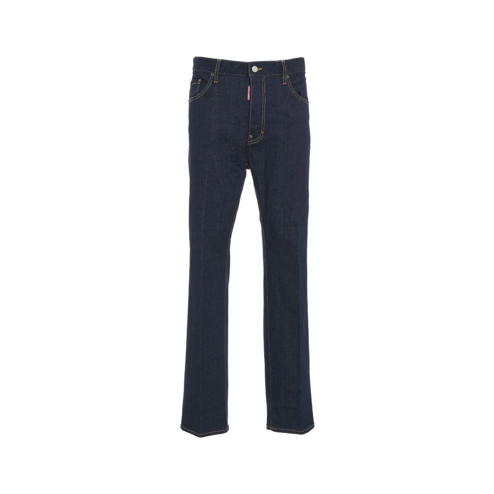 Dsquared2 Blauwe Jeans Stijlvol Casual Mode Mannen Blue Heren