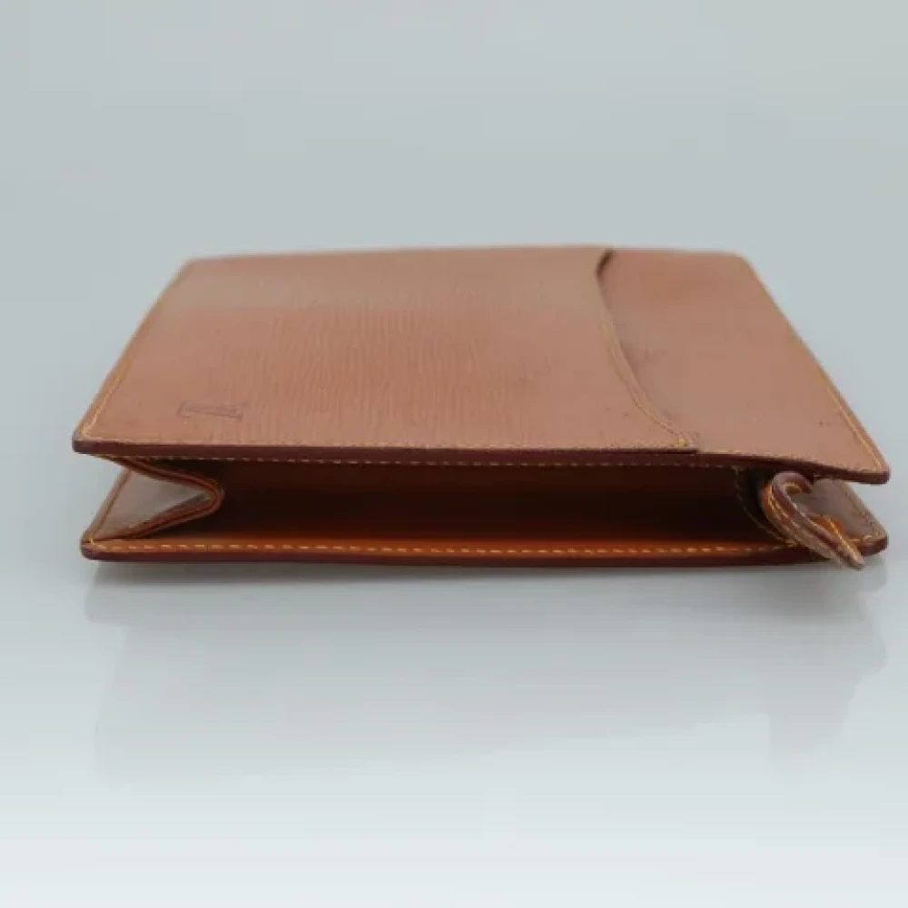 Louis Vuitton Vintage Pre-owned Leather clutches Brown Dames