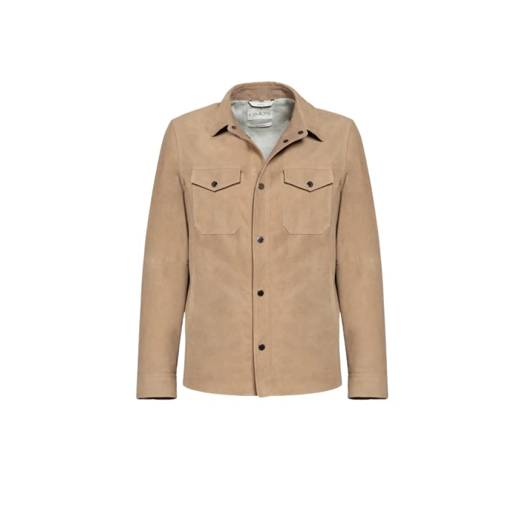 Jackets > Leather Jackets - - Gimo's - Modalova