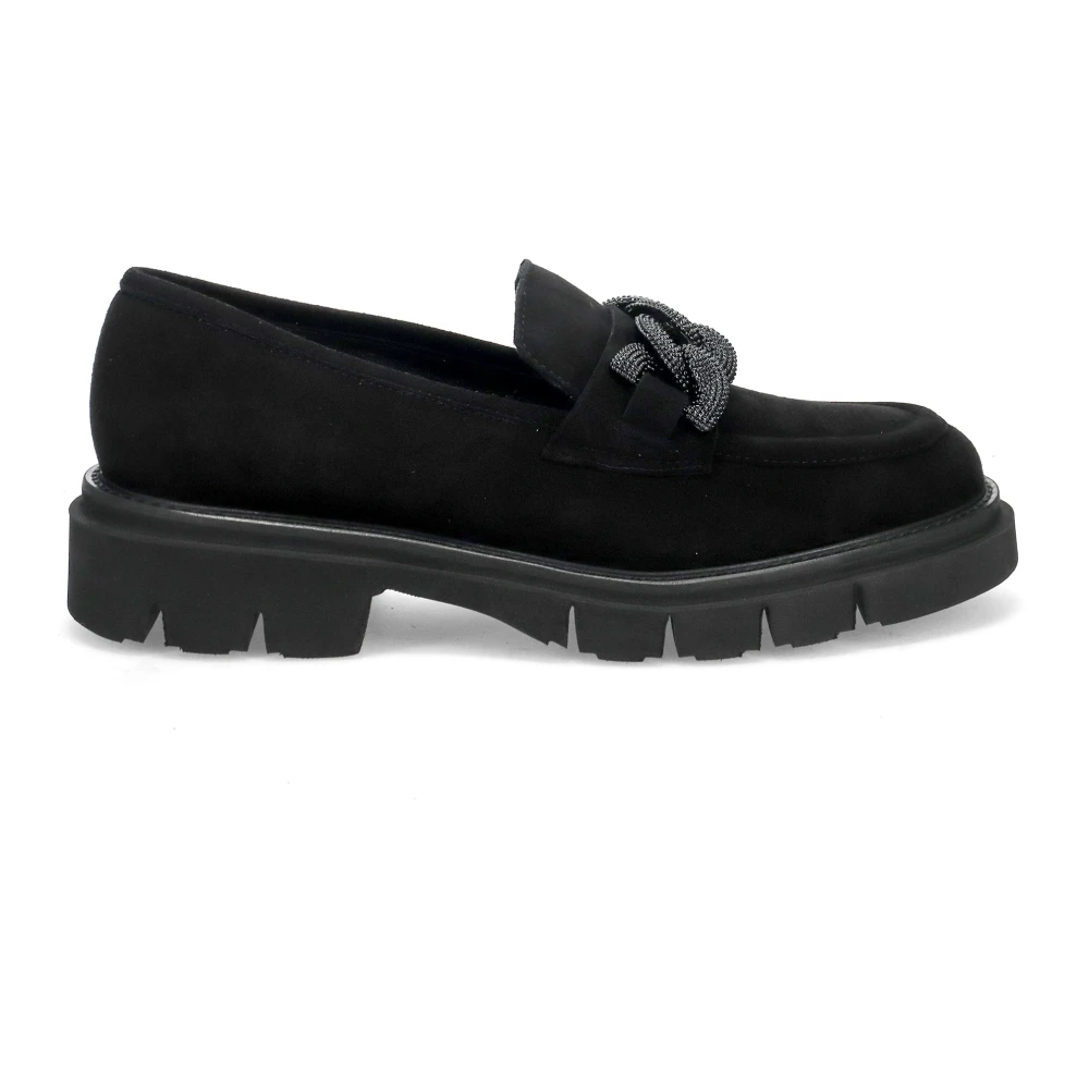 Luca Grossi Flat shoes Zwart