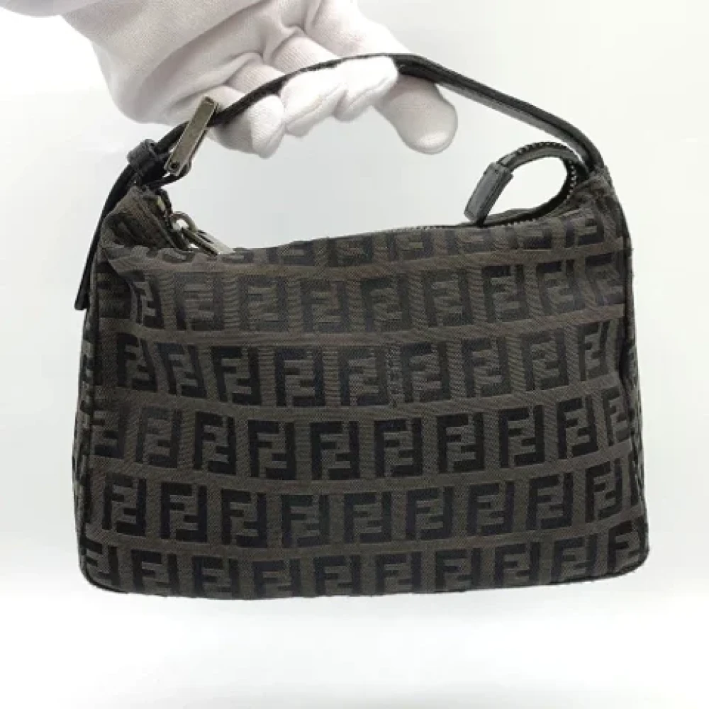 Fendi Vintage Pre-owned Leather fendi-bags Brown Dames