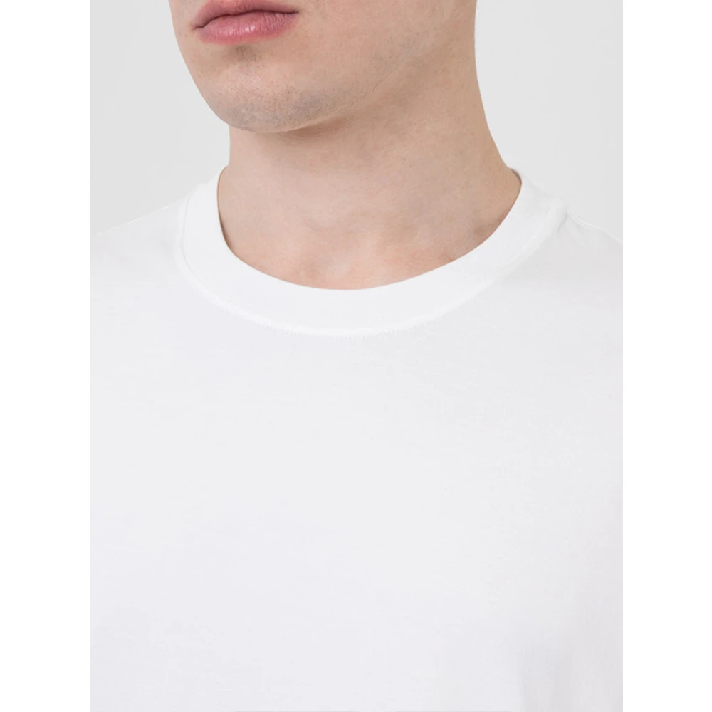 BRUNELLO CUCINELLI Beige T-shirt en Polo Basic Fit Beige Heren