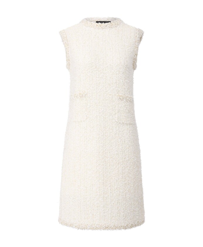 paillet-tweed-jurk-met-uitgesneden-mouwen