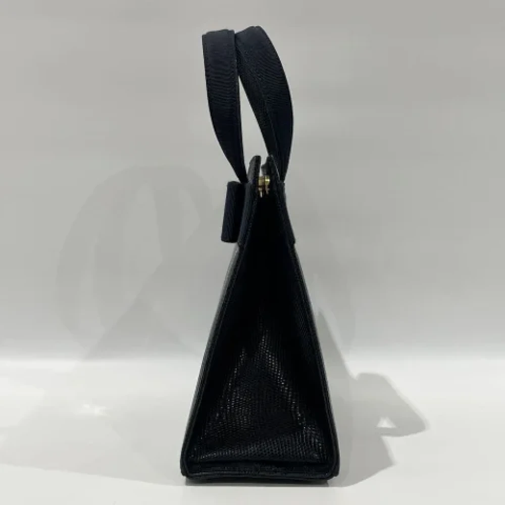 Salvatore Ferragamo Pre-owned Leather handbags Blue Dames
