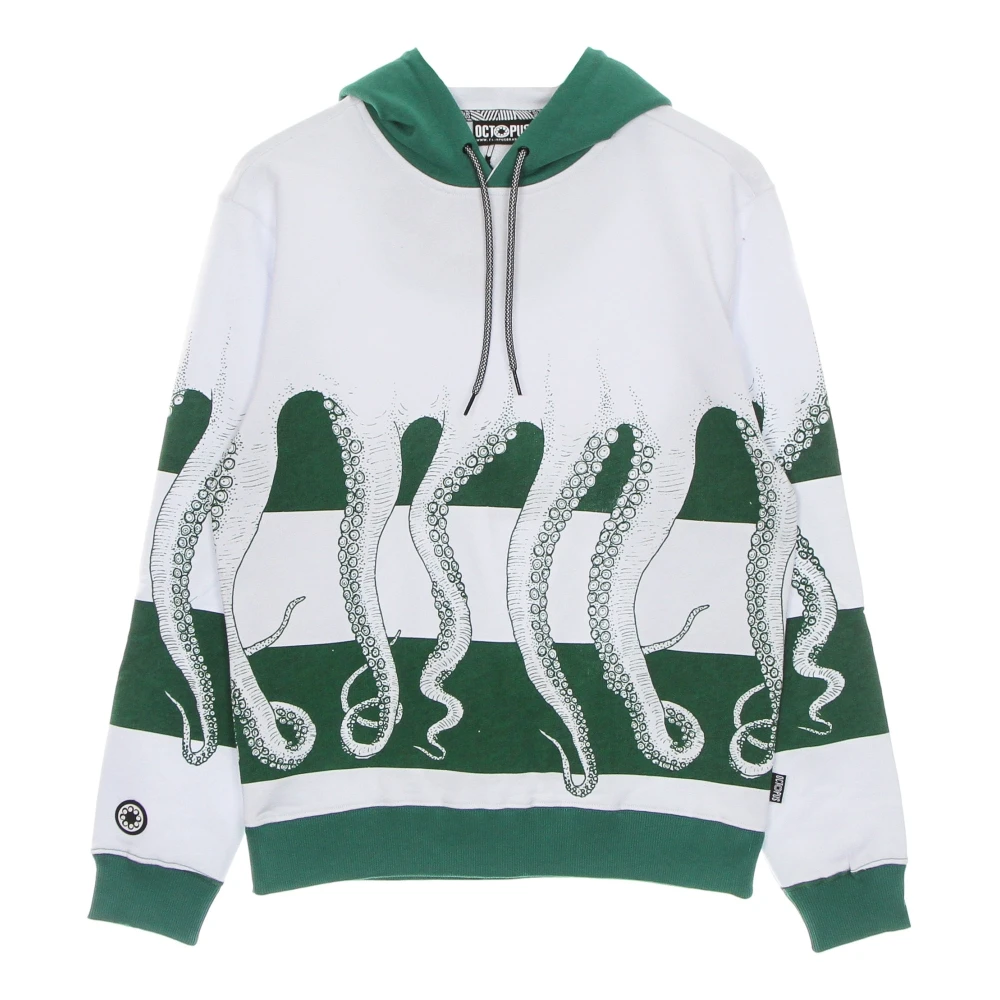 Octopus Witte Hoodie Lichtgewicht Fullback White Heren