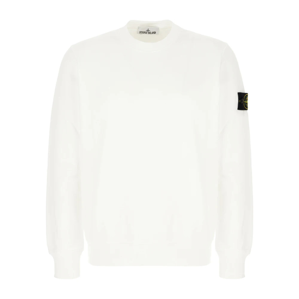 Stone Island Stijlvolle Sweatshirt voor Mannen White Heren