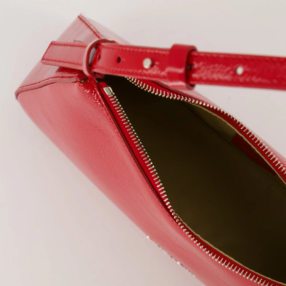 Givenchy Lucky Lock Glanzende Leren Tas Red Dames