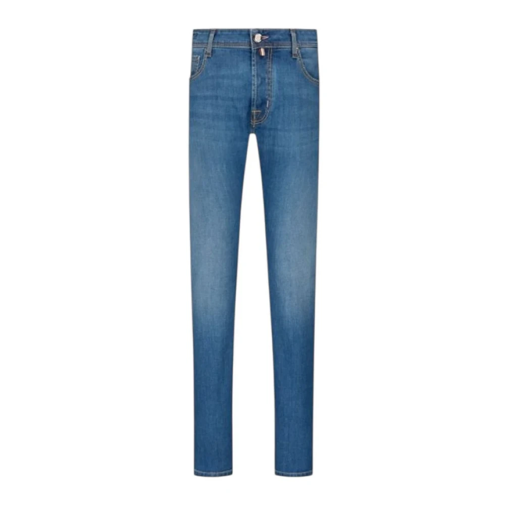 Jacob Cohën Herr Blå Jeans W37, Bomull, Nick Slim 5-Pocket Jeans