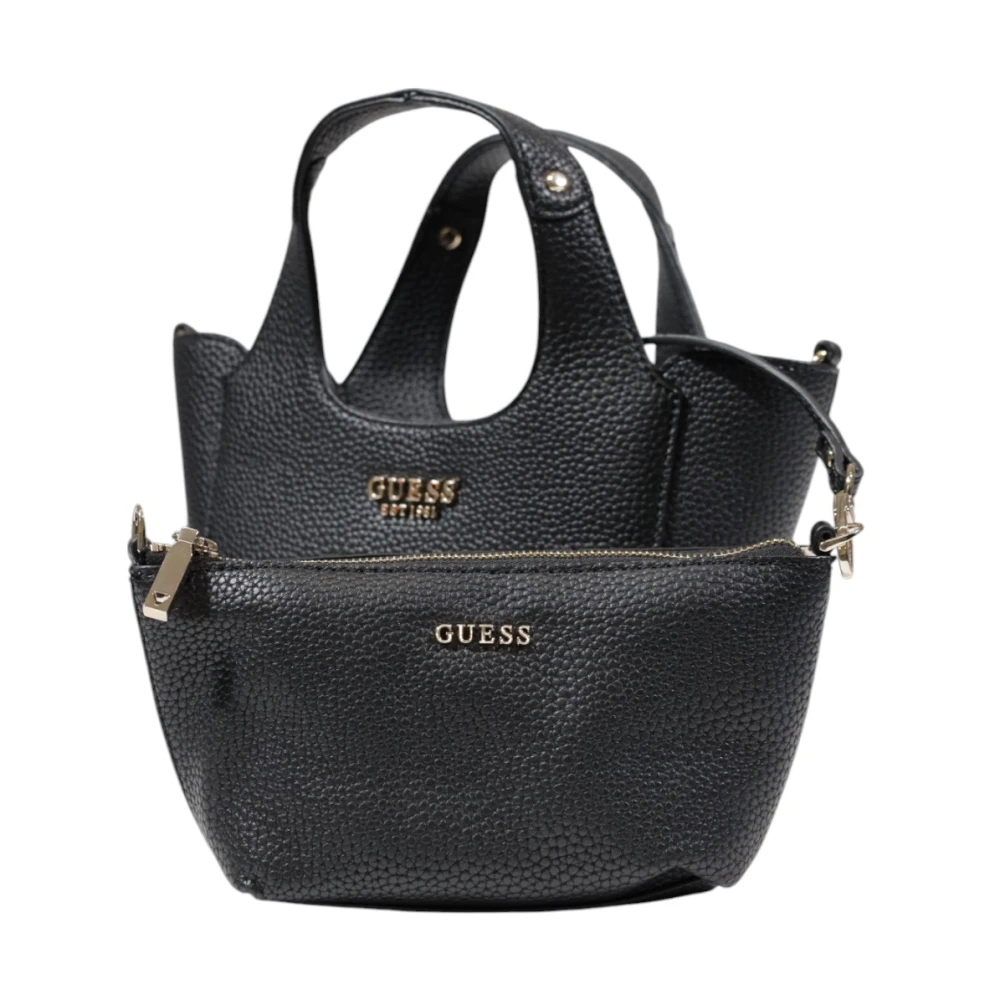 Guess Kleine tassen voor vrouwen Lente Zomer collectie Black Dames