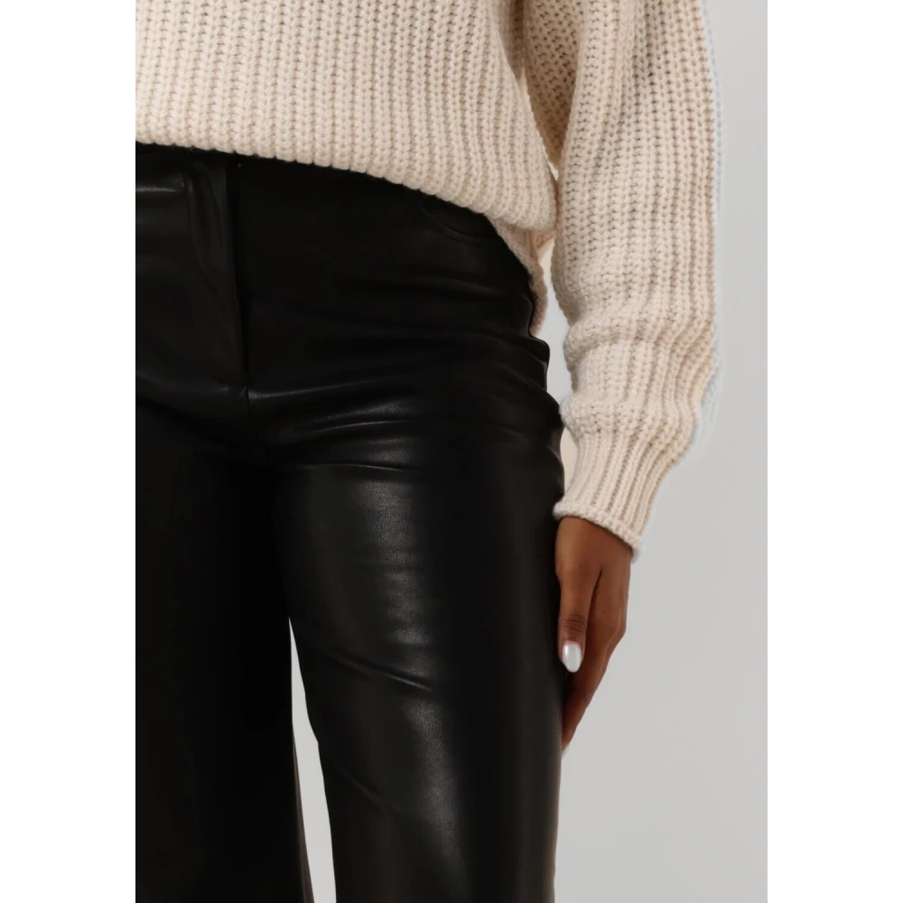 Notre-v Zwarte Elegante Broek Black Dames