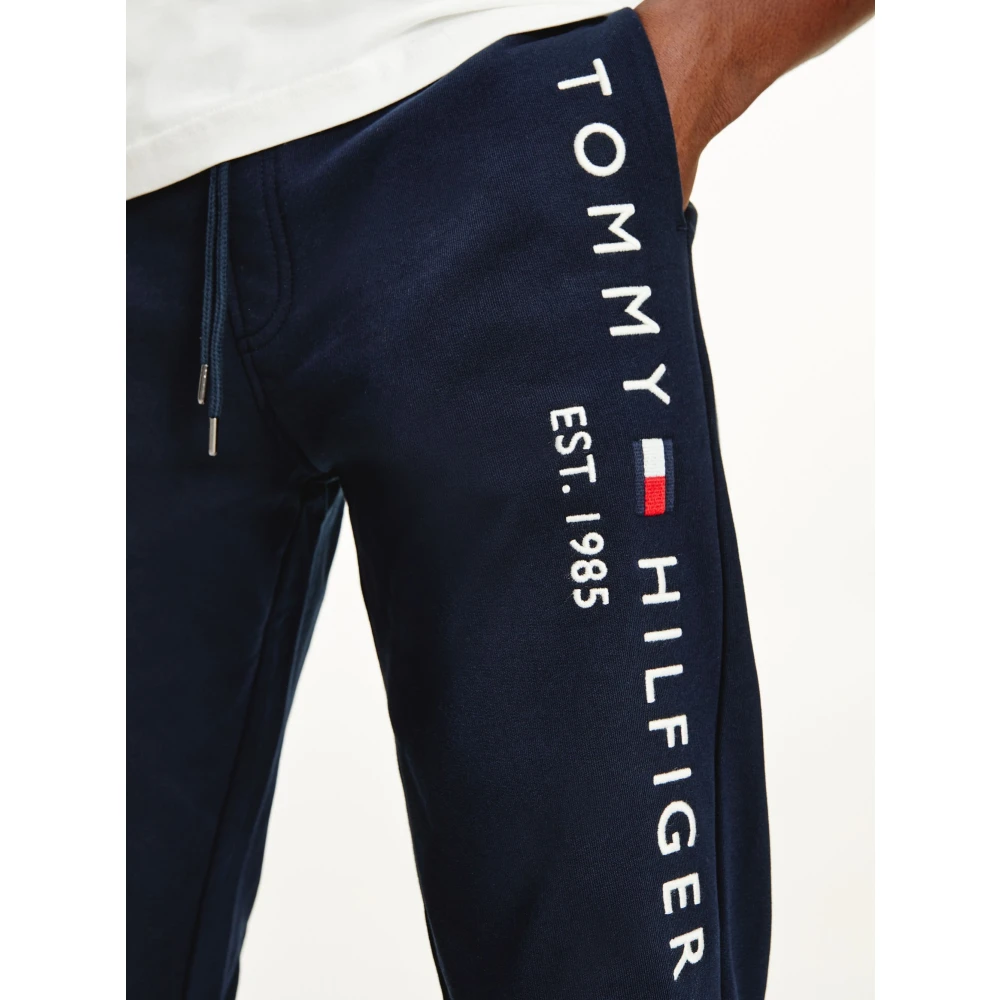 Tommy Hilfiger Basis gemerkte sweatpants Blue Dames