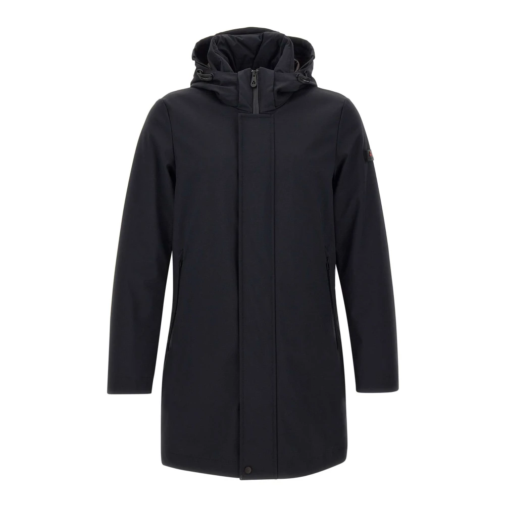 Peuterey Zwarte Sportieve Parka Isolatieklasse Collectie Black Heren