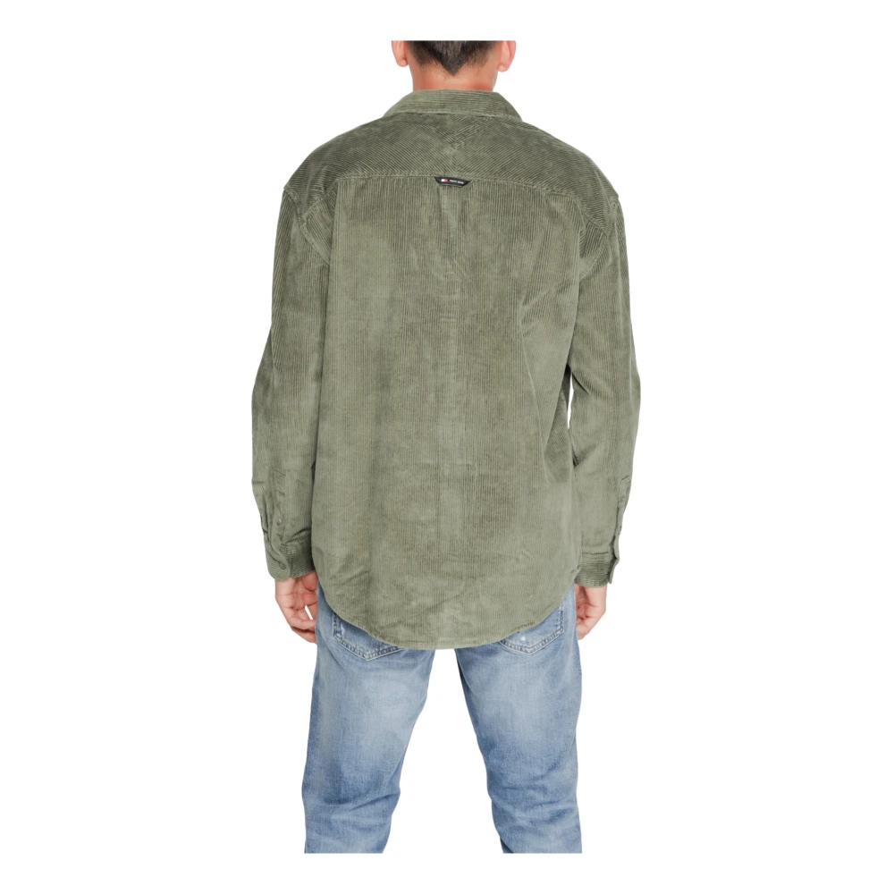Tommy Hilfiger Groen Katoenen Overhemd met Knoopsluiting Green Heren