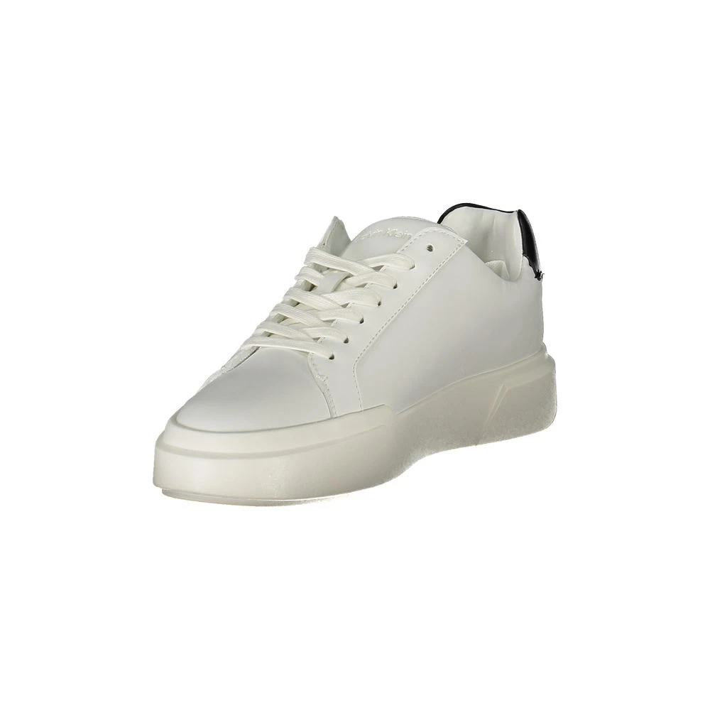 Calvin Klein Witte Leren Dames Sneaker