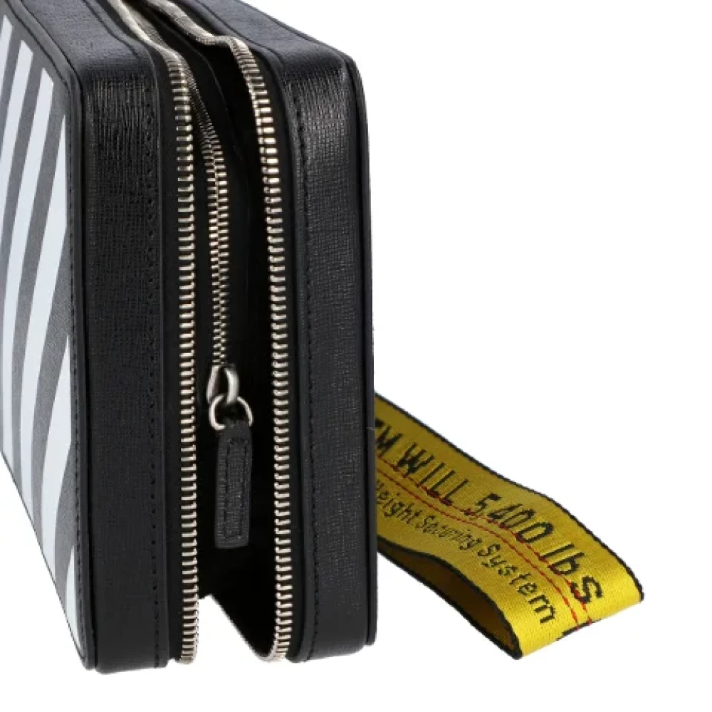 Off White Leather shoulder-bags Black Dames