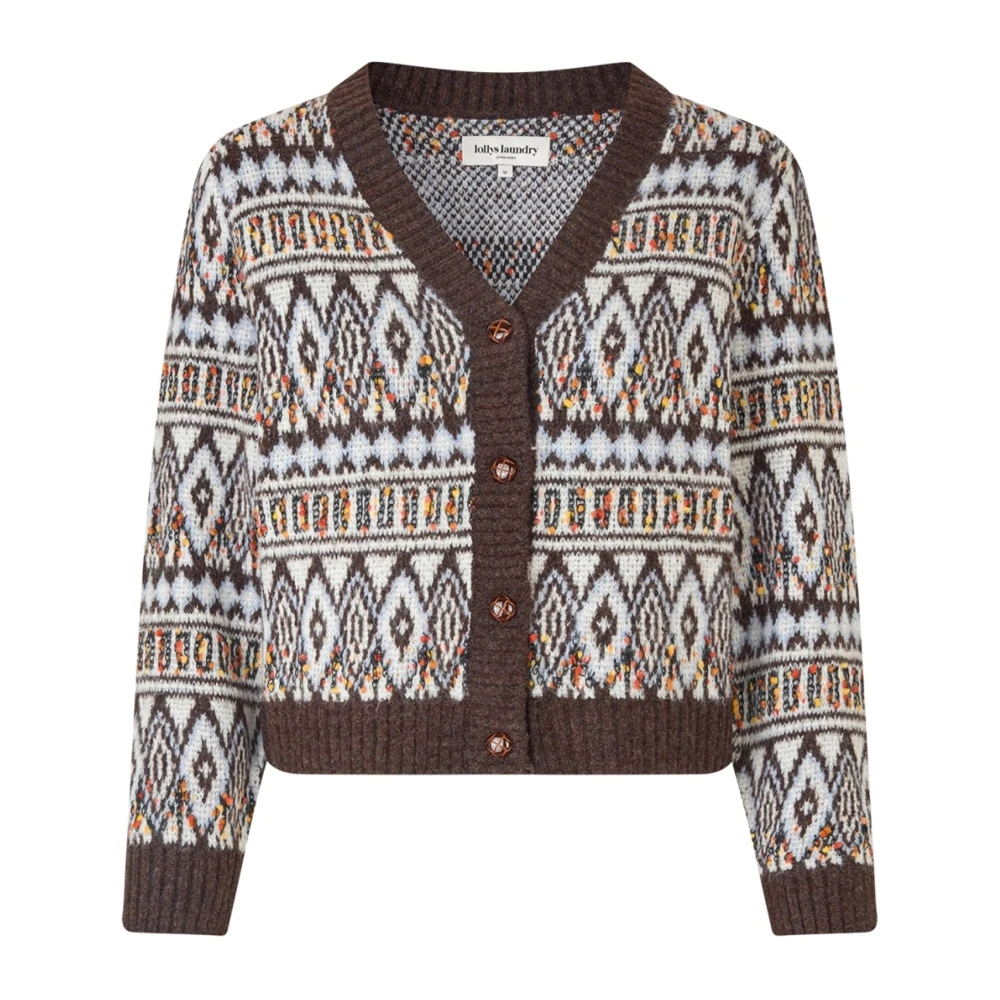 Lollys Laundry Women's Multicolor Cardigans, Xs, Saxoll Knit Cardigan