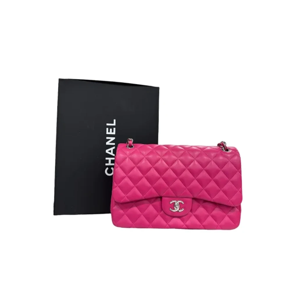 Chanel Vintage Pre-owned Fabric crossbody-bags Pink Dames