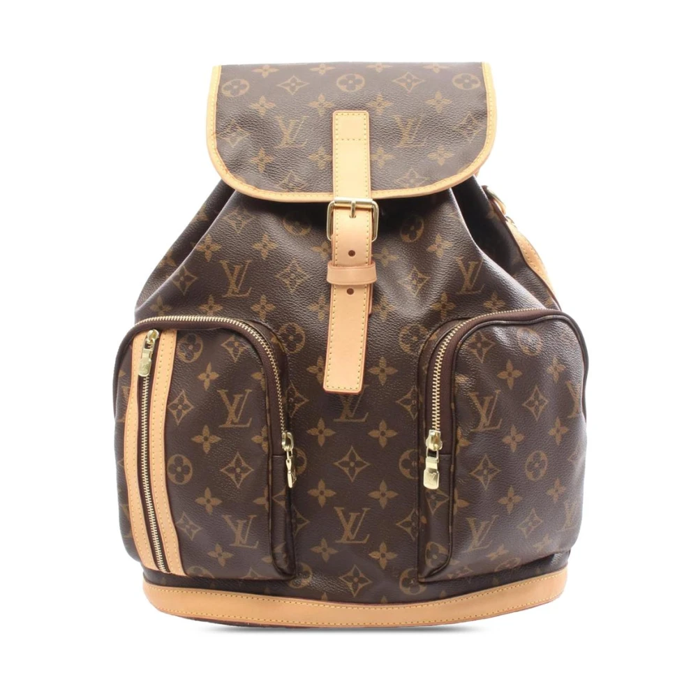Louis Vuitton Vintage Women's Brown Pre-Owned Monogram Canvas Backpack