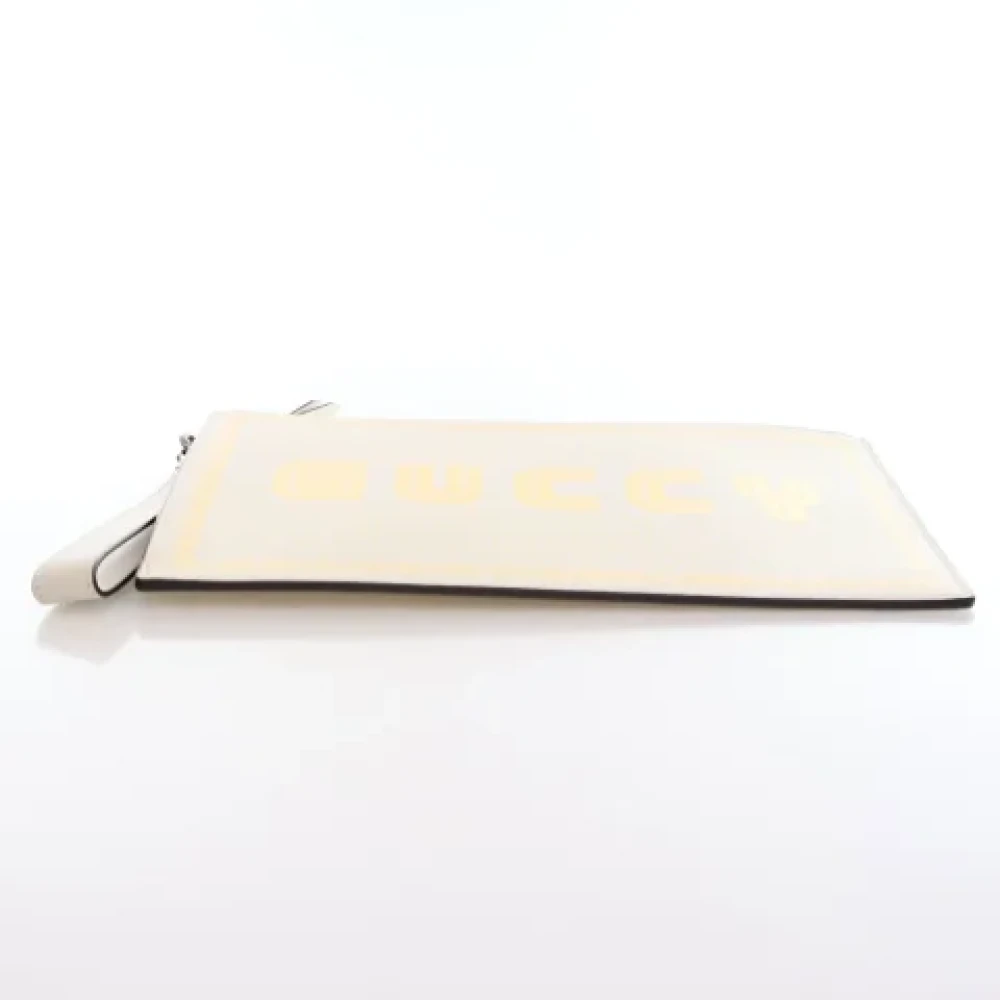 Gucci Vintage Pre-owned Leather gucci-bags Beige Dames